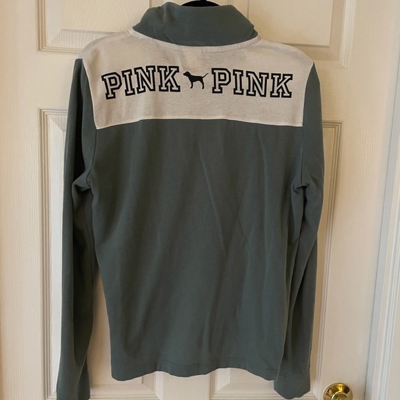 Victoria Secret PINK Quarter Zip Sweater - Picture 3 of 5